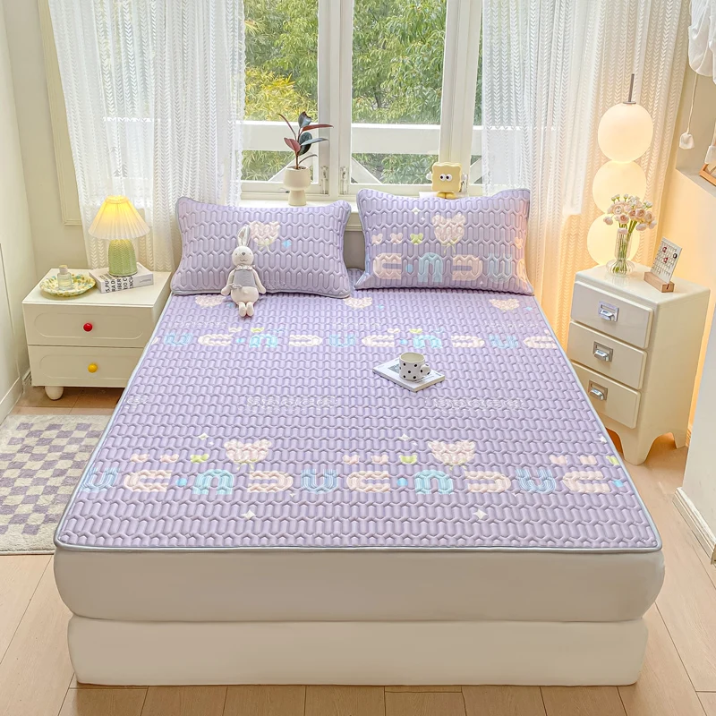 

Охлаждающий наматрасник полиэстер фиолетовый