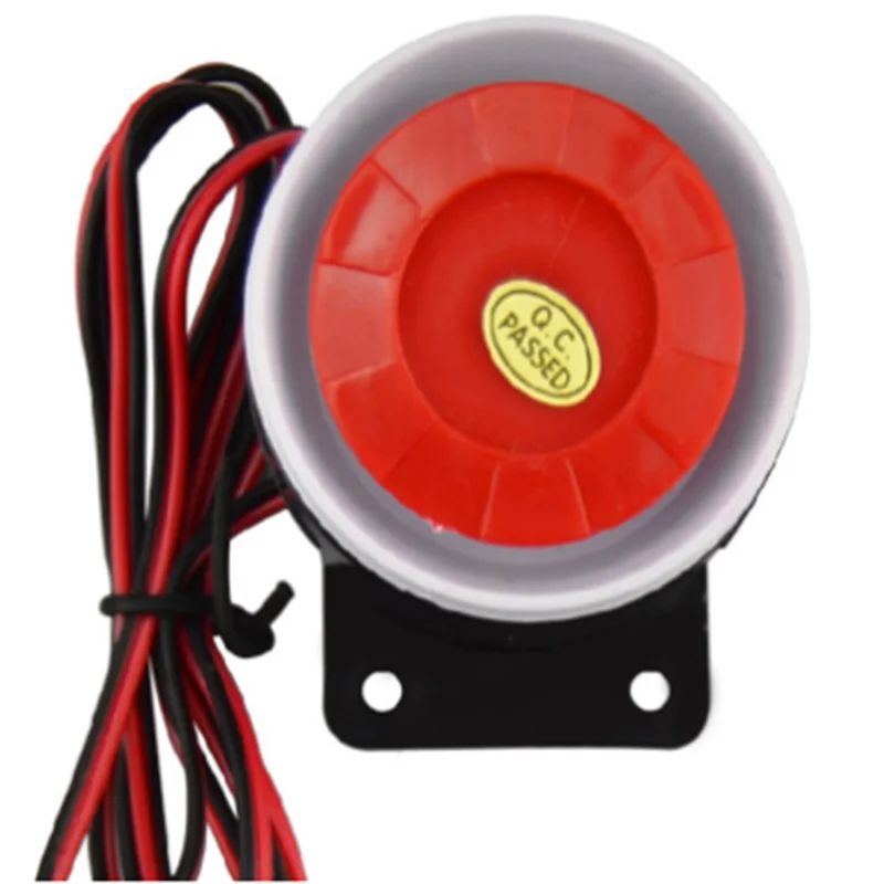 

120dB anti-theft speaker buzzer wired mini siren home security sound alarm system DC12v 24v AC110V 220V