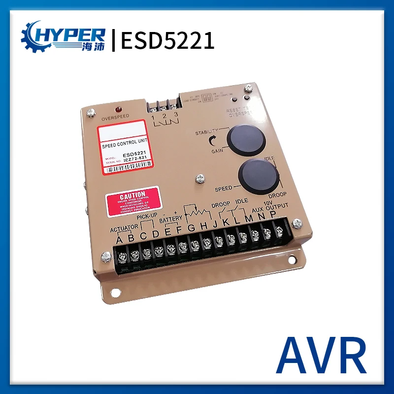 ESD5221 Регулятор скорости Изохронный регулятор с регулируемой скоростью