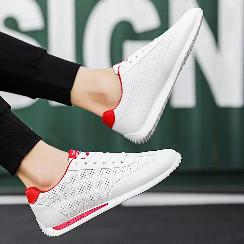 

PU leather light Sports Shoes Man Exercise Men's Best Quality Sneakers Size Usa 9 Sport Sneakers Running Shoes For Men Shose