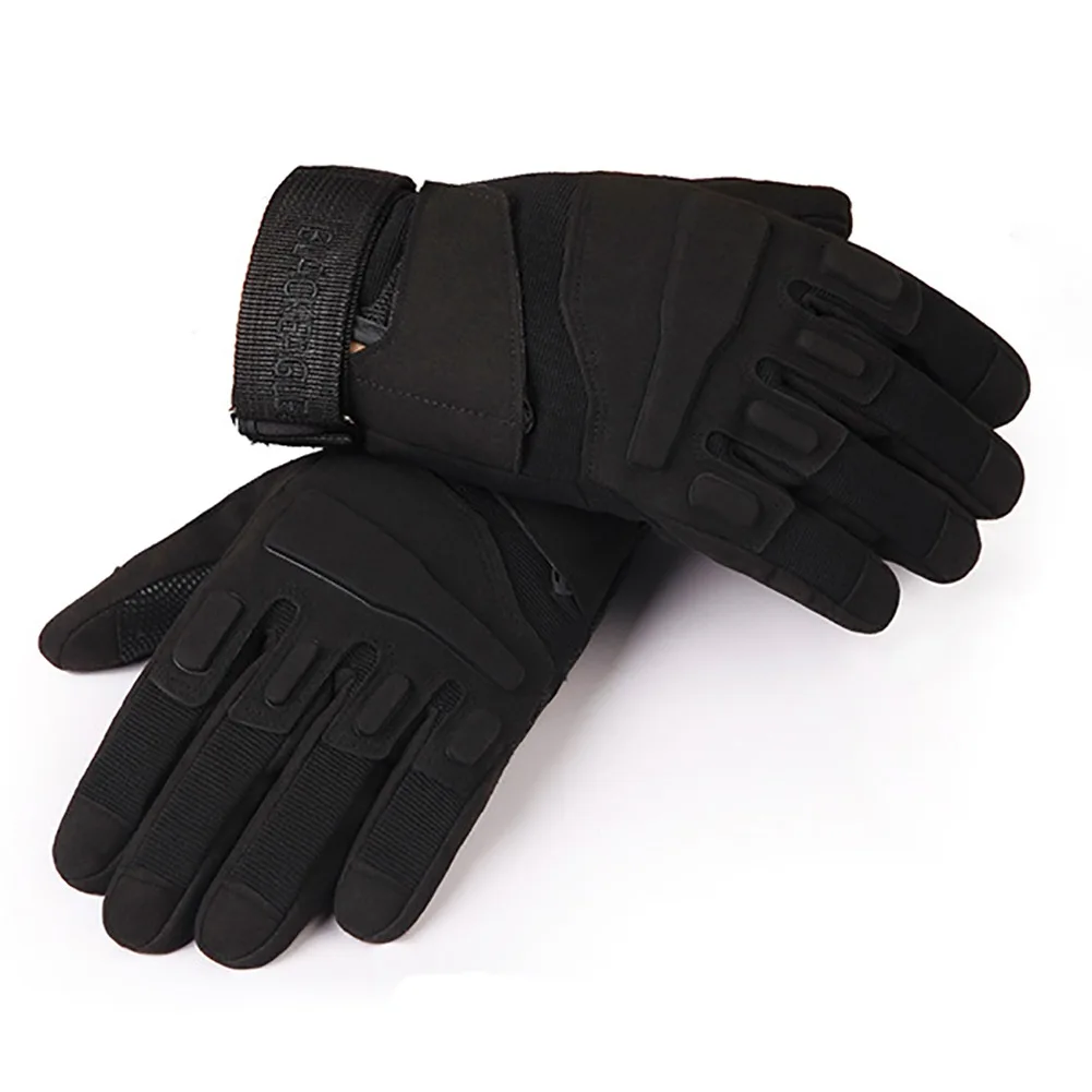 

2Pcs/Set MenHunting Gloves Full Finger Tactical Combat Shooting Protective Gloves Anti-slip Outdoor Hiking Riding Gloves