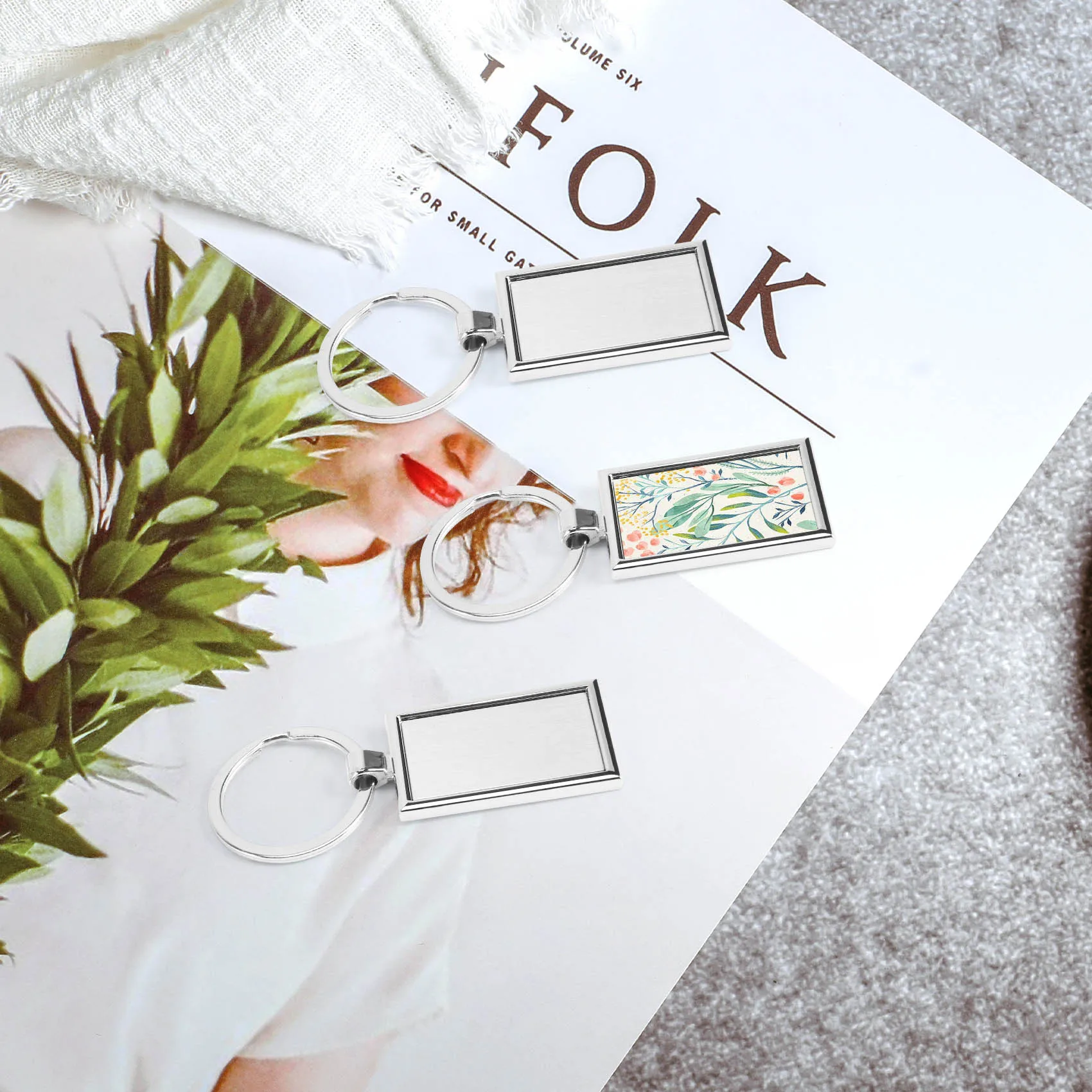 Металлические кольца для ключей 12 шт