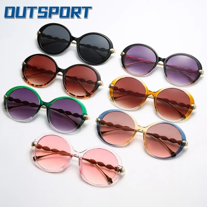 

UV400 Light Colored Sunglasses Casual Retro Fashion Personality Gorgeous Clear Bright For Fishing Travel Outdoor Sports Driving