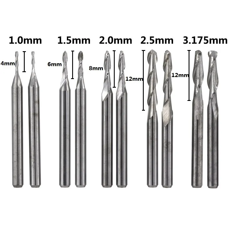 Рисунок 2 - НАБОР КОНЦЕВЫХ ФРЕЗ XCAN с шариковым ножом