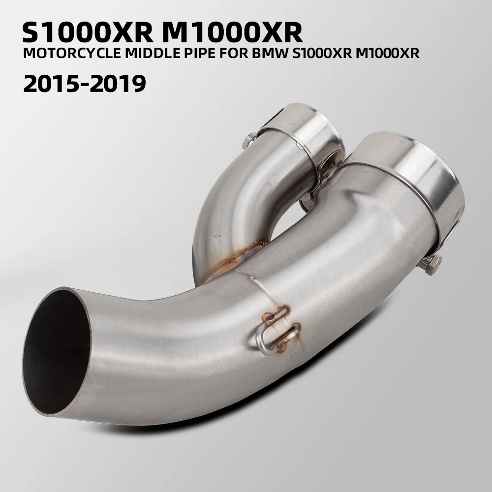 Фото Выхлопная труба S1000XR для BMW M1000XR S1000/M1000 XR 2015-2019, комплект выхлопной системы для мотоциклов, адаптер 51 мм, соединительная труба №5