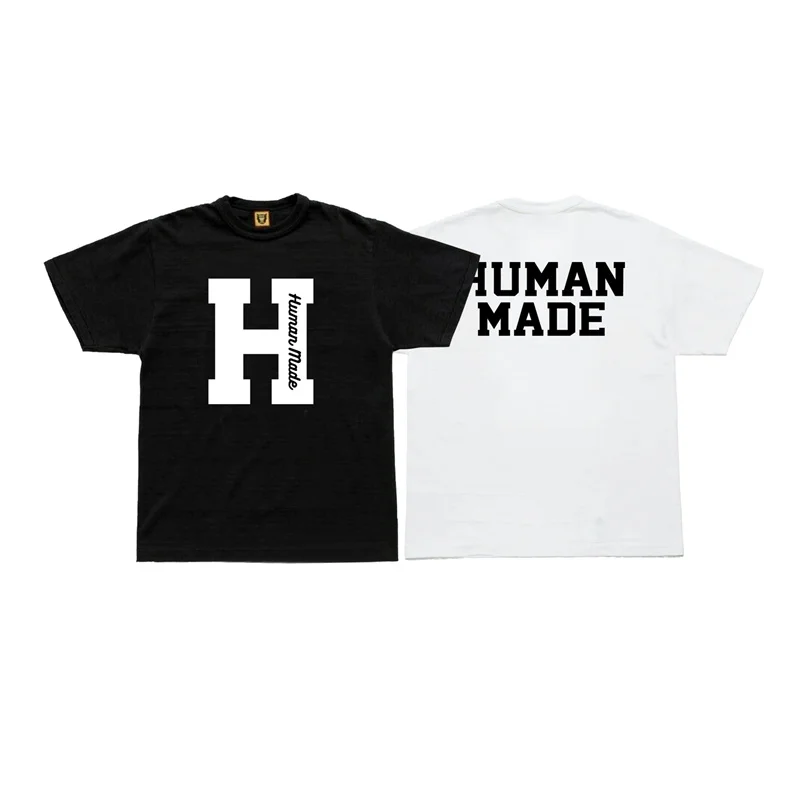 

Men Women High Quality Casual T shirt 1:1 Tops Terry Short Sleeve 2022ss Human Made Tee