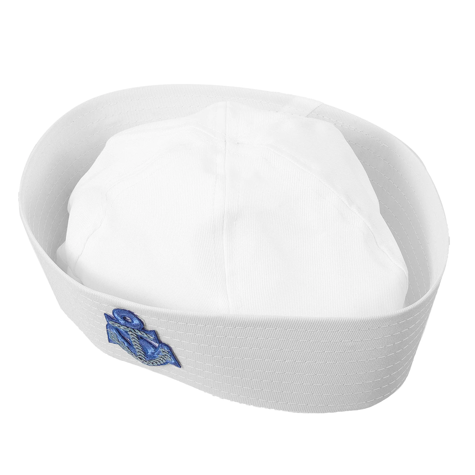 

Costume Party Hat Captain Cosplay Boating Sailor Men Hats Sequins Decor Women Cotton Captains Man Mens