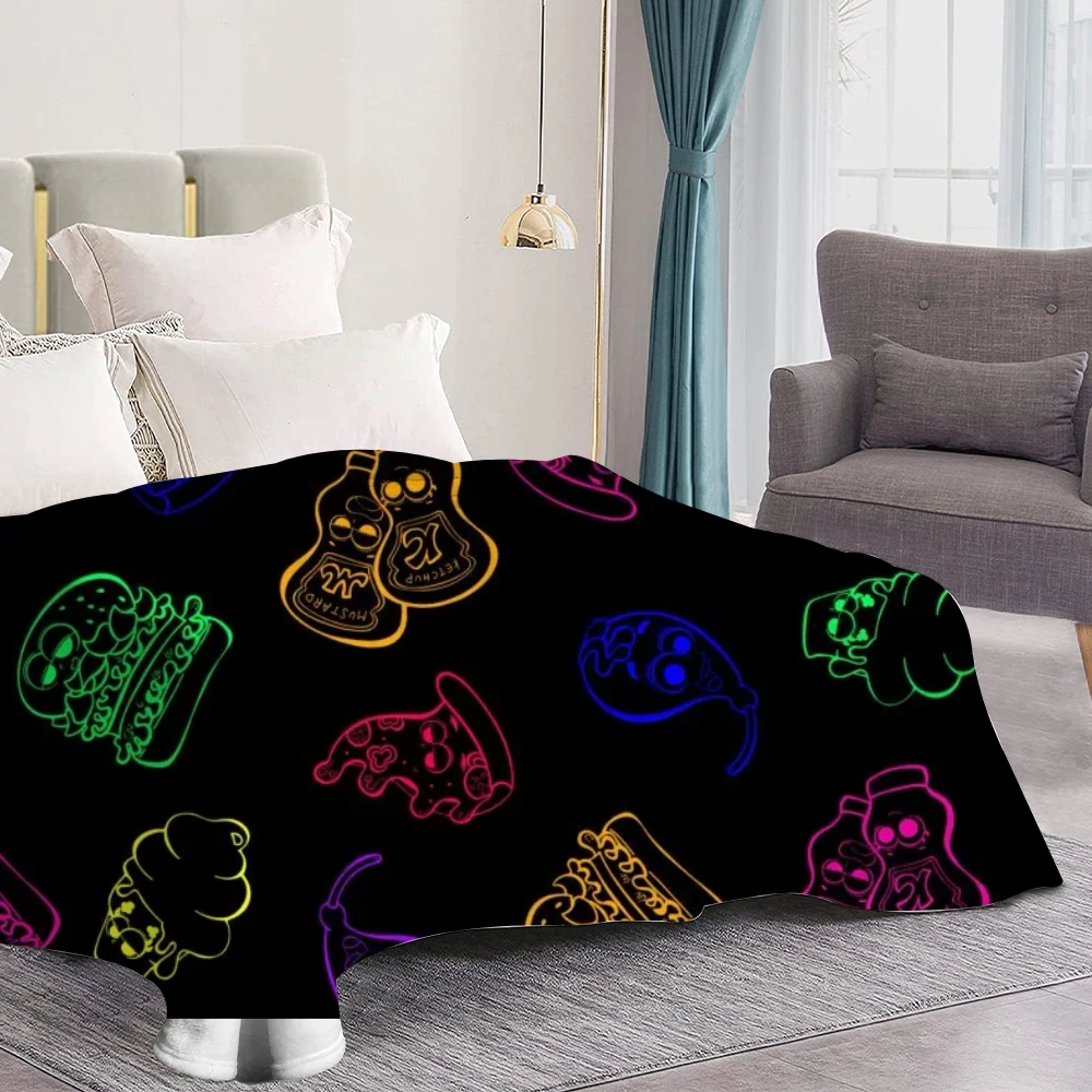 Новые Индивидуальные одеяла фланелевое одеяло в мультяшном стиле мягкое