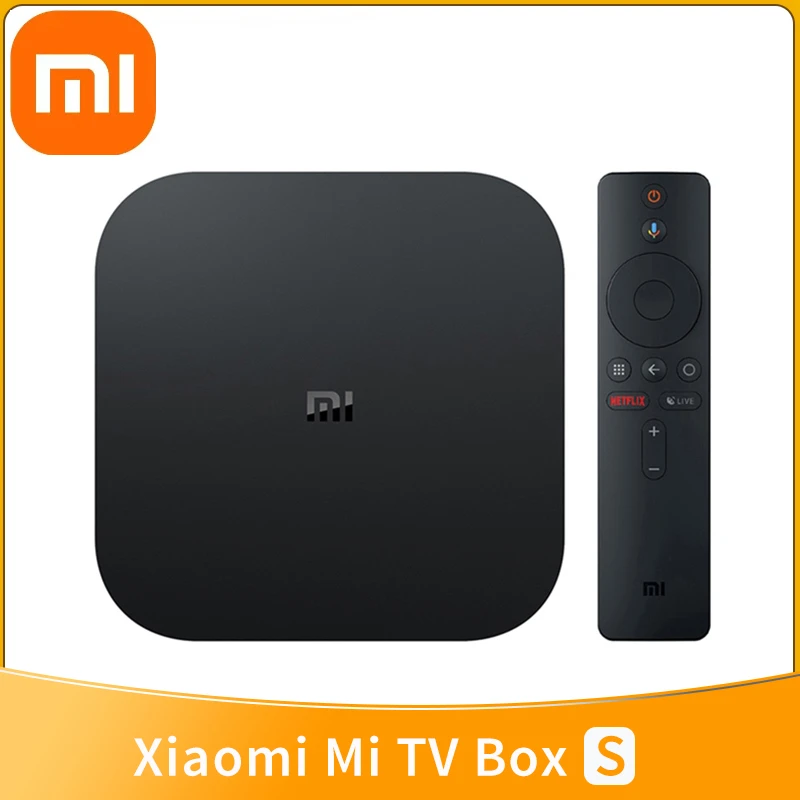 

Original Xiaomi Mi TV Box S 4K Android 8.1 HDR 2G 8G WiFi BT4.2 Google Cast Smart TV Box Media Player Global Version Flash sale