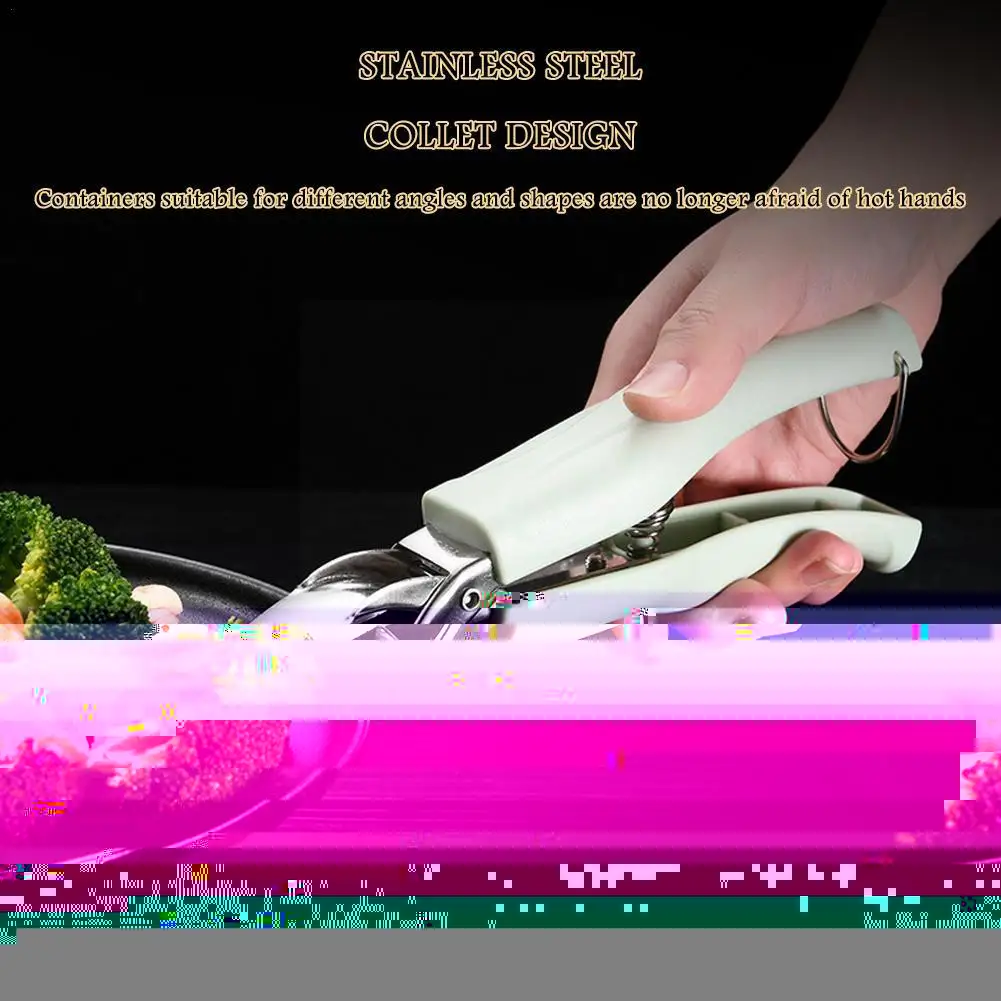 

Steel Clip Bowl Clip Tray Bowl Holder Hair Clip Claws Gadget Hot Plate Tools Kitchen Kitchen Tongs Dish Clip Retr V3d7