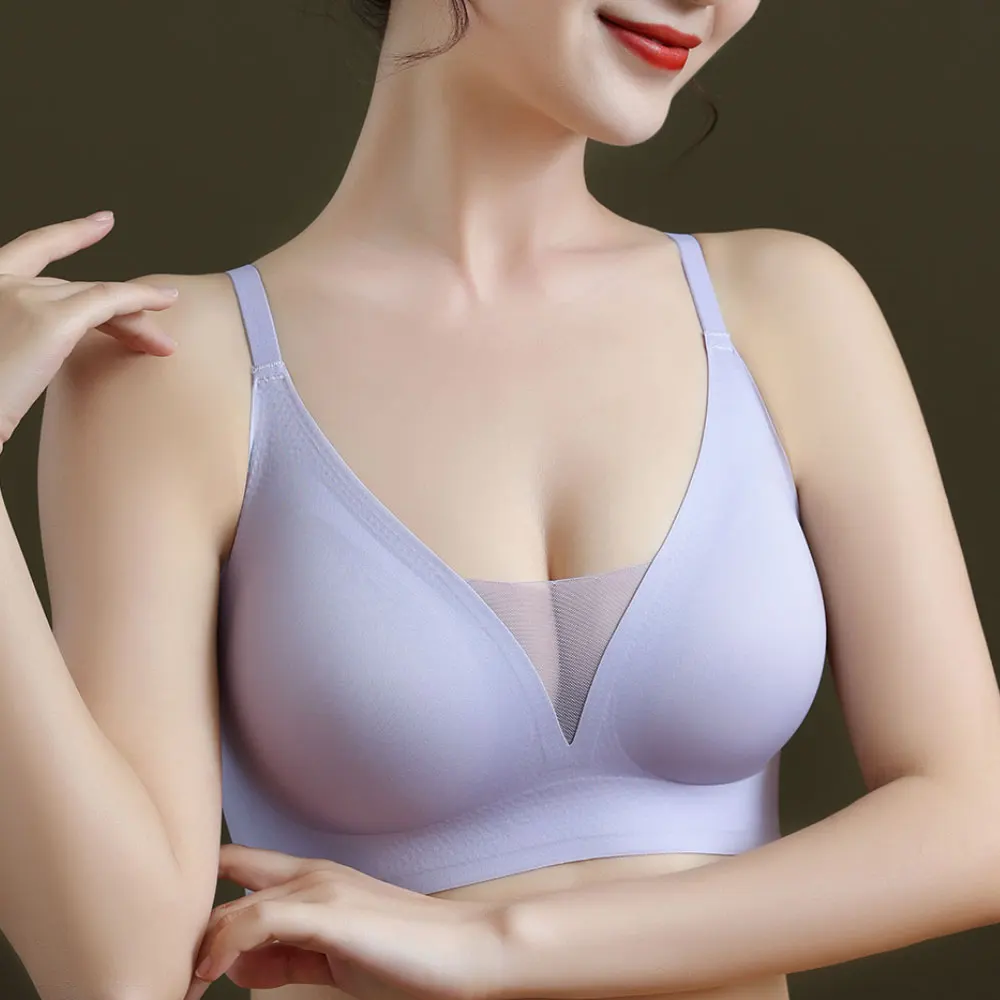 Seamless Bra Women Wirefree Bras Push Up Bralette Sexy Brassiere Soft Intimate Female Underwear Removable Pads Lingerie Top