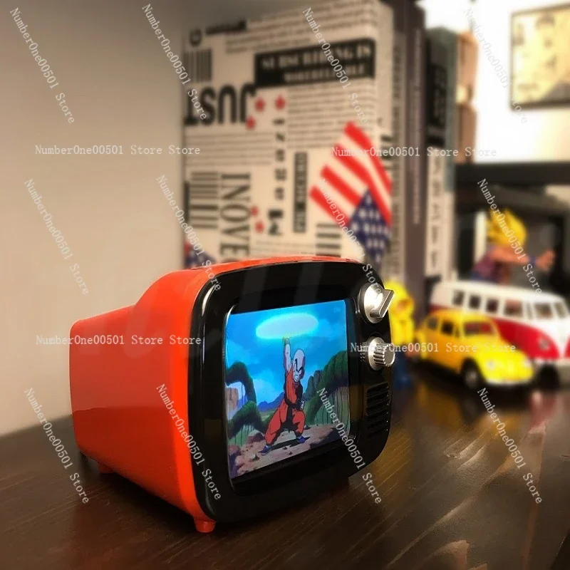 Ретро 3 5-дюймовый IPS-экран Smart Mini TV с дистанционным управлением Wi-Fi Интернет игры и