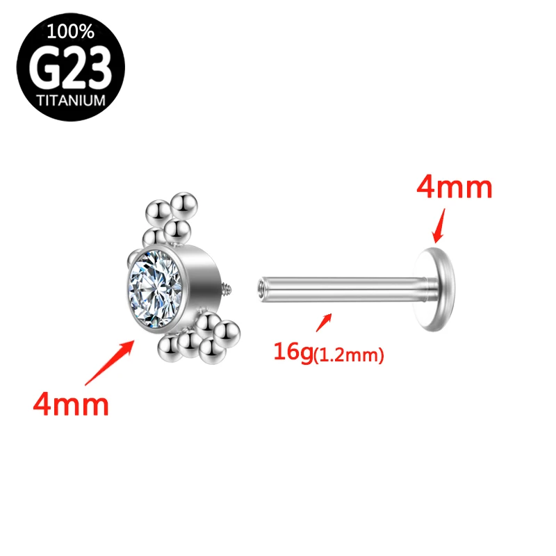 Серьги-гвоздики в виде Козелка кристаллов G23 |