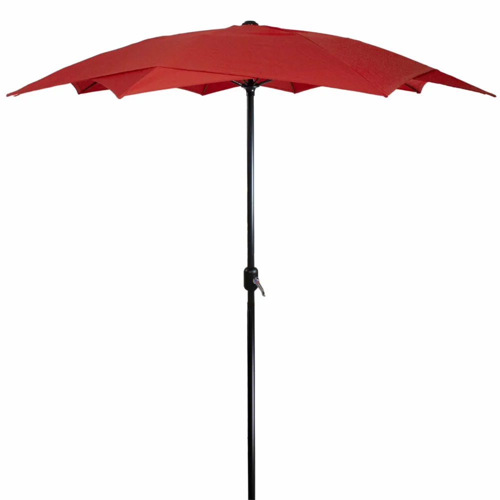 

Northlight 8.5 ft. Outdoor Patio Lotus Umbrella with Hand Crank