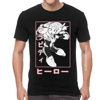 boku no hero academia t shirts men graphic t shirt anime manga ochako uraraka tshirt cotton oversized tees top clothes