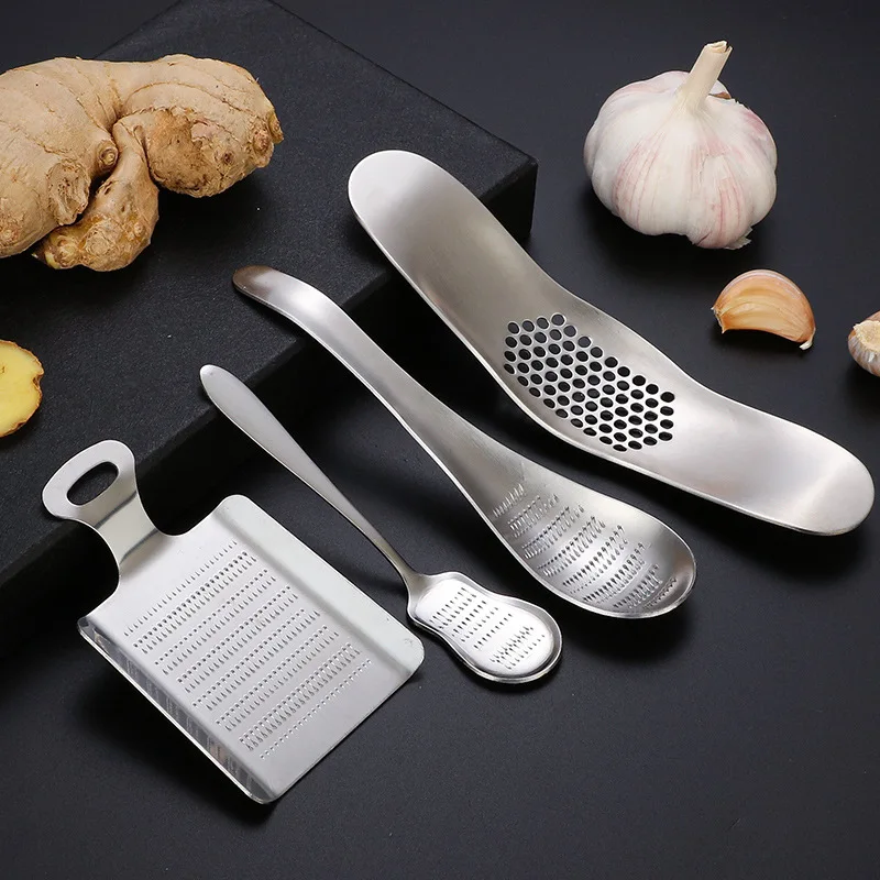 

Stainless Steel Ginger Grinder Mustard Grinder Stainless Steel Garlic Grinder Kitchen Fruit Root Vegetable Ginger Grinding Tool