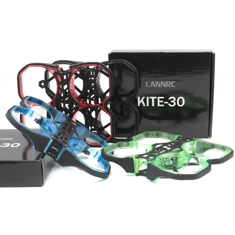 

Новинка, колесная база LANNRC KITE30 CR 133 мм, 3 дюйма, углеродное волокно, рама, пропеллер, защитный чехол для радиоуправляемого FPV гоночного дрона, к...