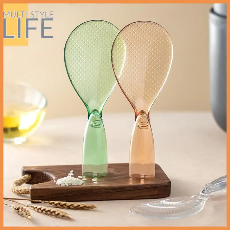 

Kitchen Utensils Rice Spoon Easy Clean Smooth Electric Rice Spoon Pp Heat Resistant Rice Cooking Scoop Kitchen Accessories