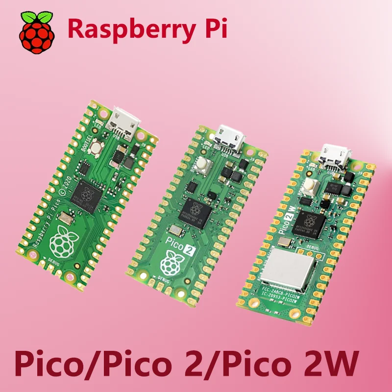 Плата микроконтроллера Raspberry Pi Pico/Pico 2/ 2 Вт на основе официального чипа RP2350 4 ГГц