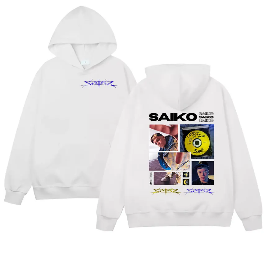 Рэпер SAIKO Tour 2025 новая толстовка с рисунком для мужчин и женщин винтажная большого
