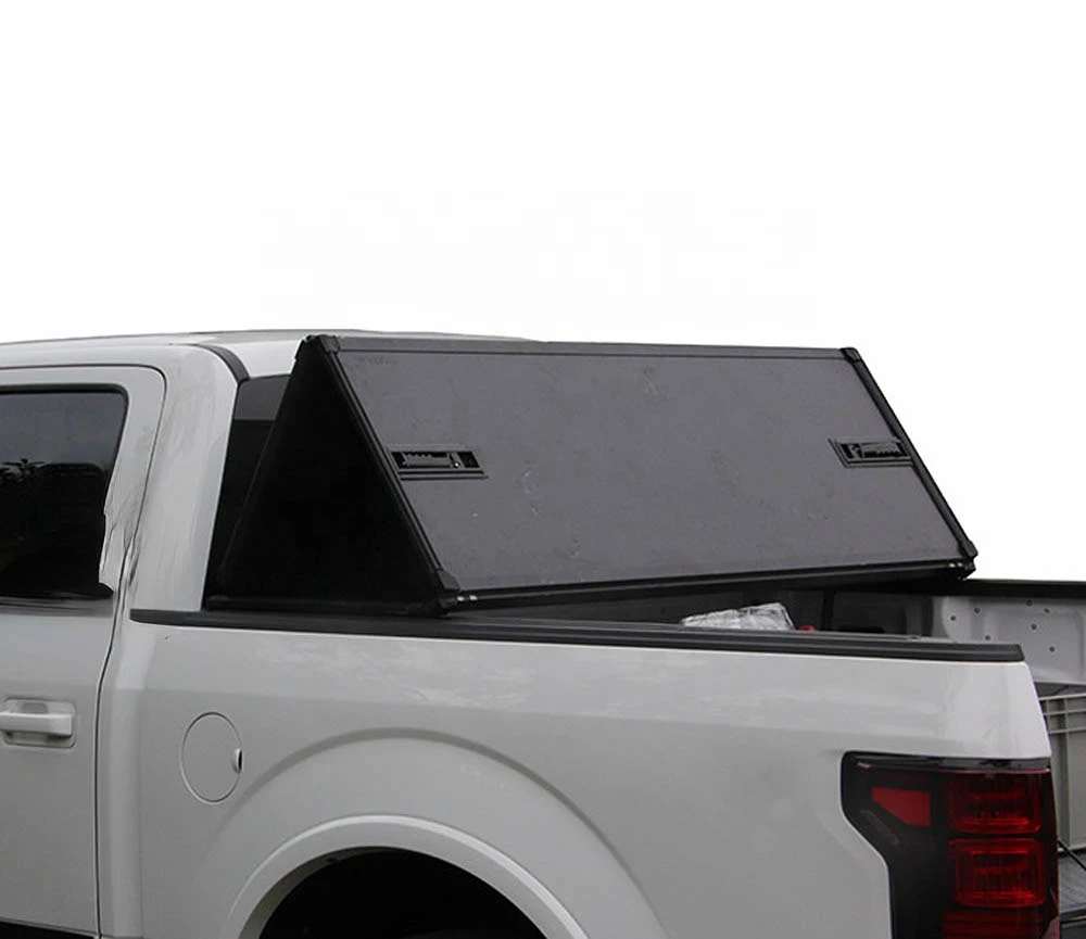 

4X4 Pickup Truck Accessories Hard Tri Fold Aluminum Tonneau Cover for FordRanger T6 T7 T8