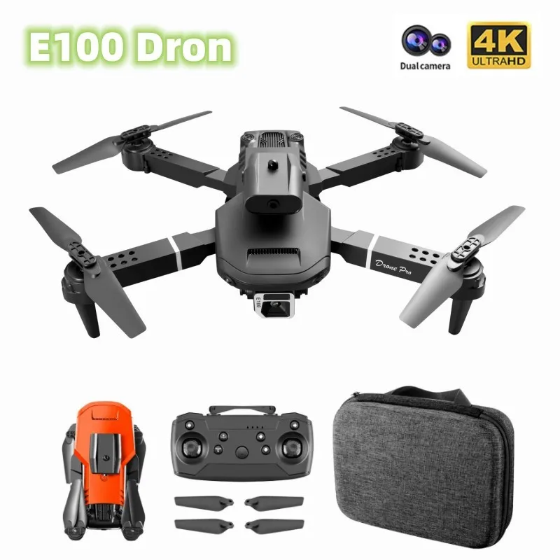 

Квадрокоптер E100 складной с HD-камерой, Wi-Fi и препятствиями