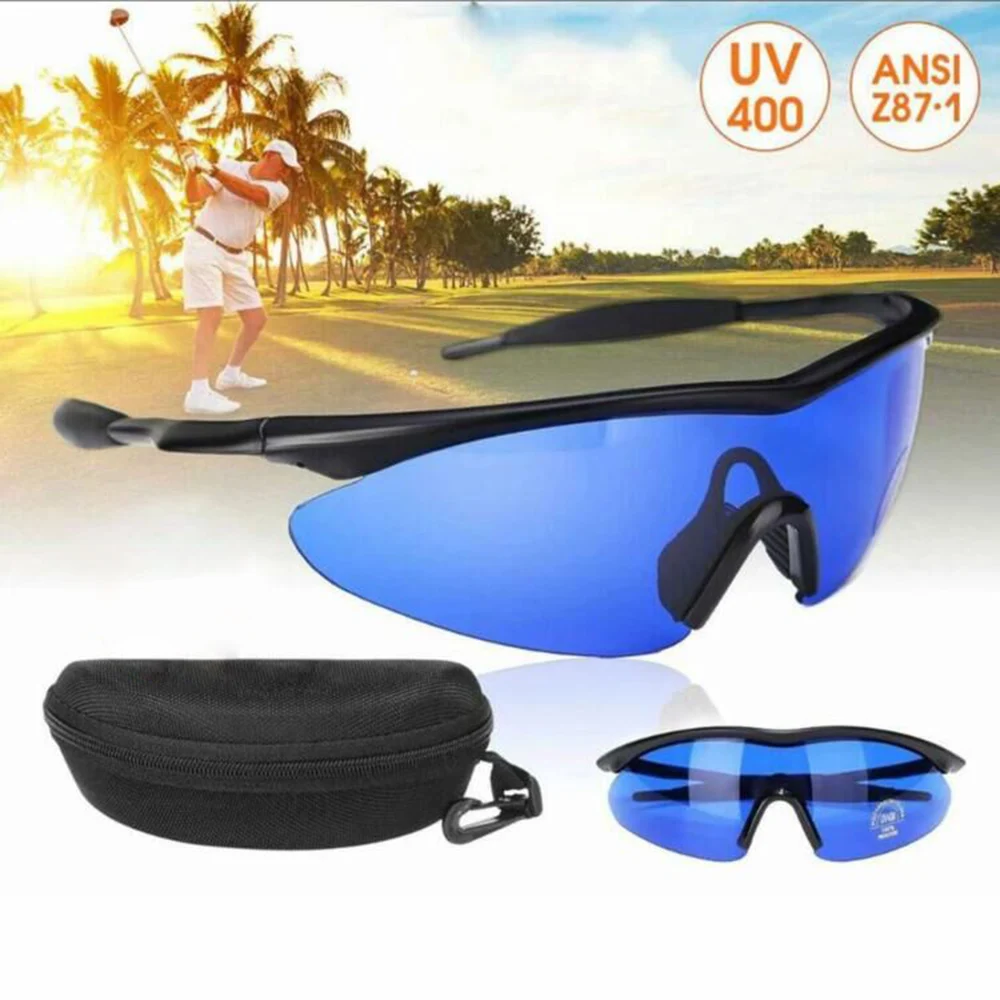

Profession Blue Light Golf Glasses Outdoor Golf Ball Finding Glasses Cycling Hiking UV400 Protective Eyewear Golf Accessories