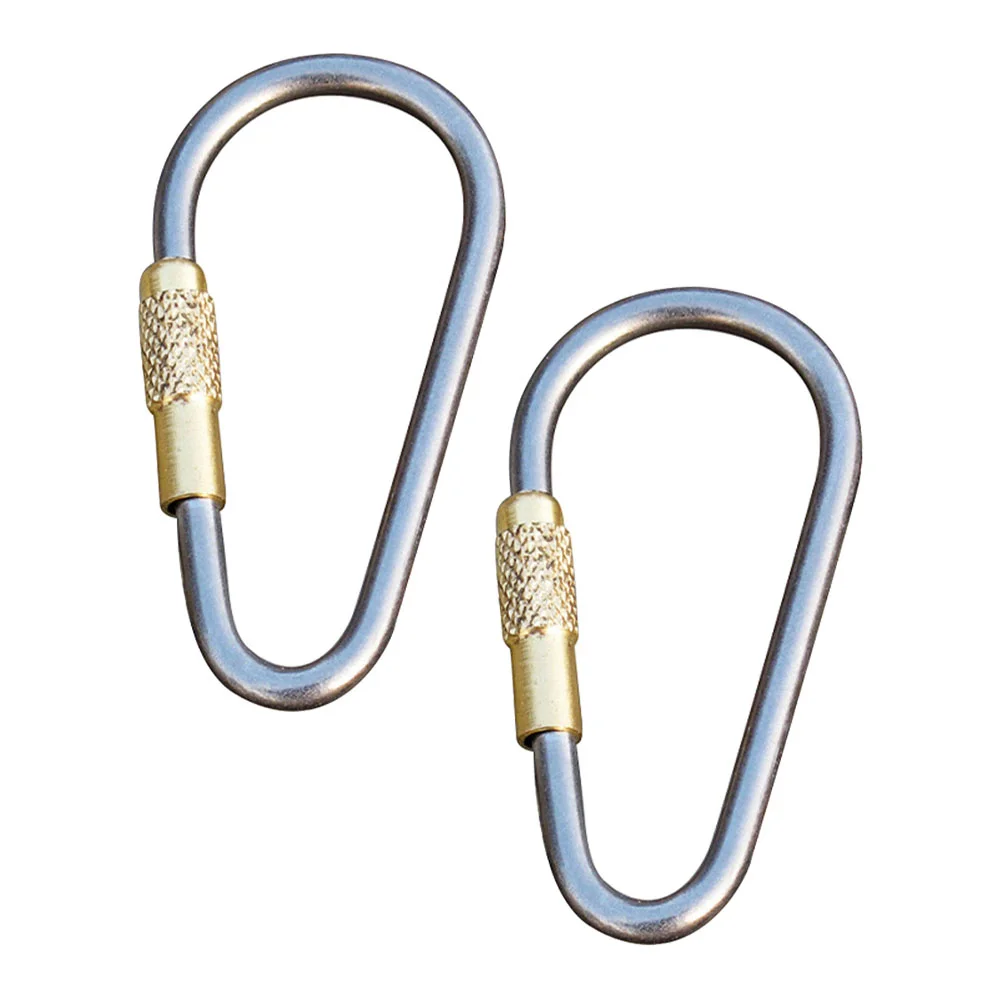 2 шт. быстросъемные уличные крючки для кемпинга скалолазания овальная