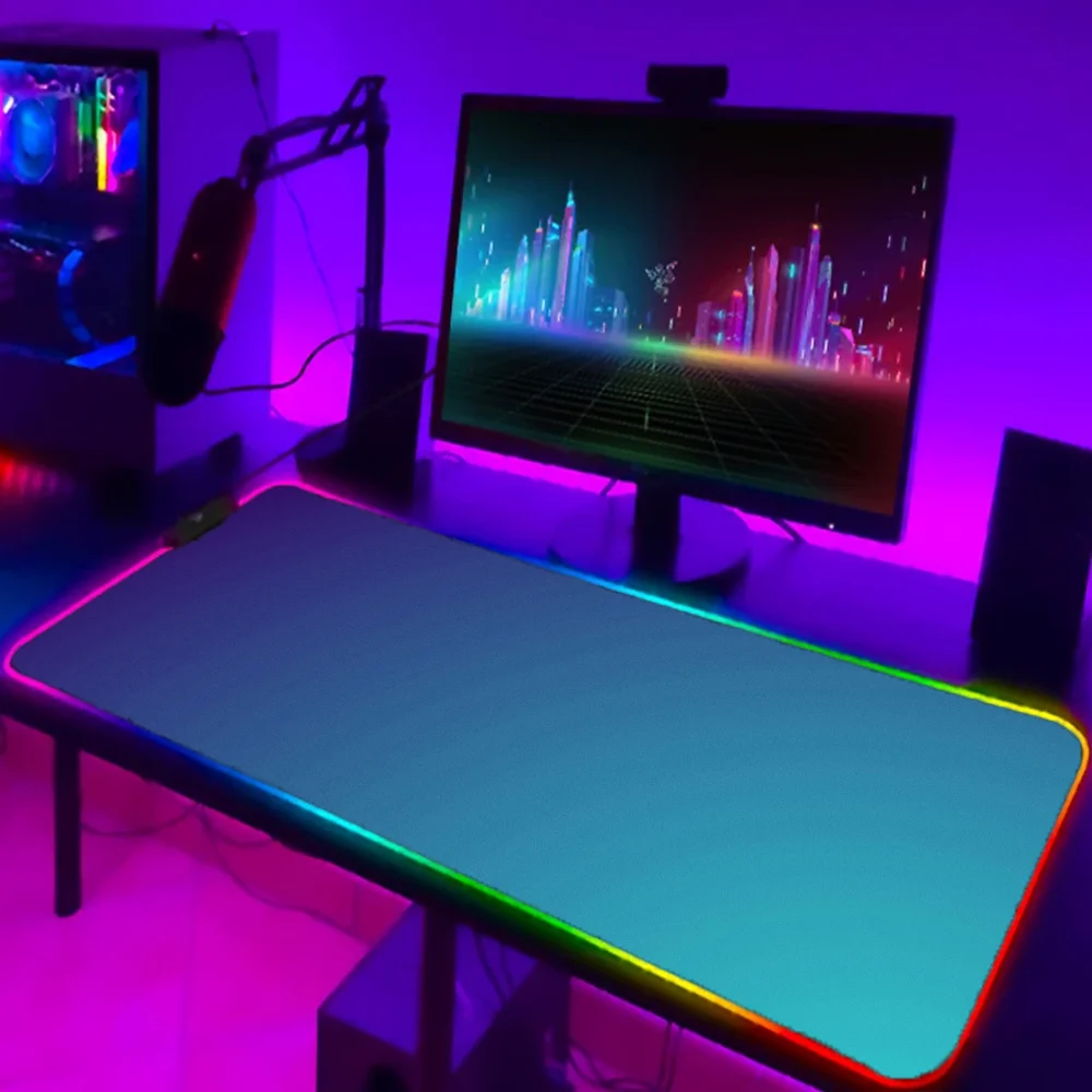 1 шт. игровые коврики для мыши с синими и фиолетовыми оттенками