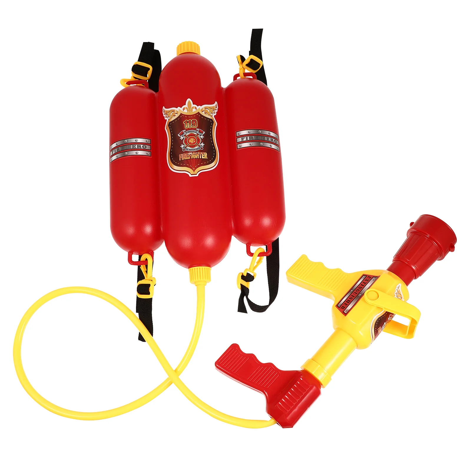 

Большой пламенный рюкзак для детей, Детский Пожарный Сэм, пластиковые игрушки для улицы