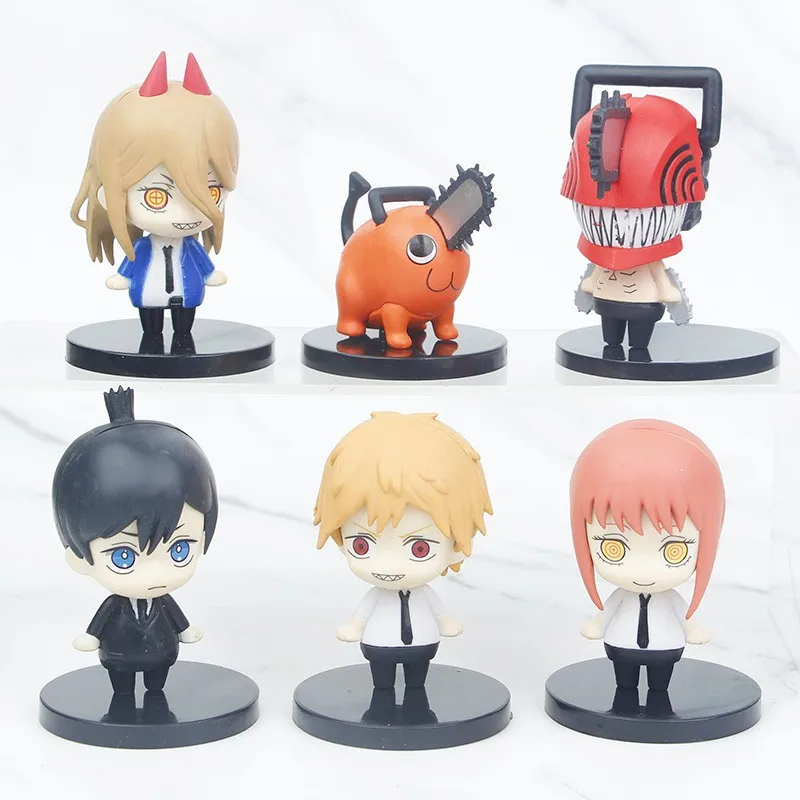 

Оригинальная фигурка Bushiroad Denji Power Makima Aki, 4 см, человек с Бензопилой, аниме, кавайная фигурка, модель искусственной куклы, подарки