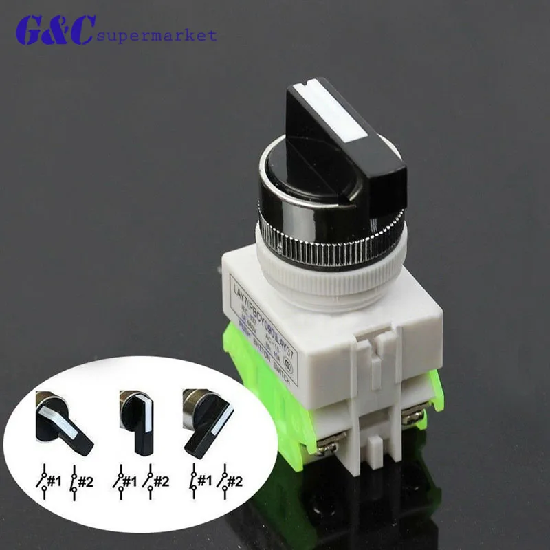 

Three Position Selector Rotary Switch Power Ignition LAY7-20X/3 S08 Drop ship diy electronics