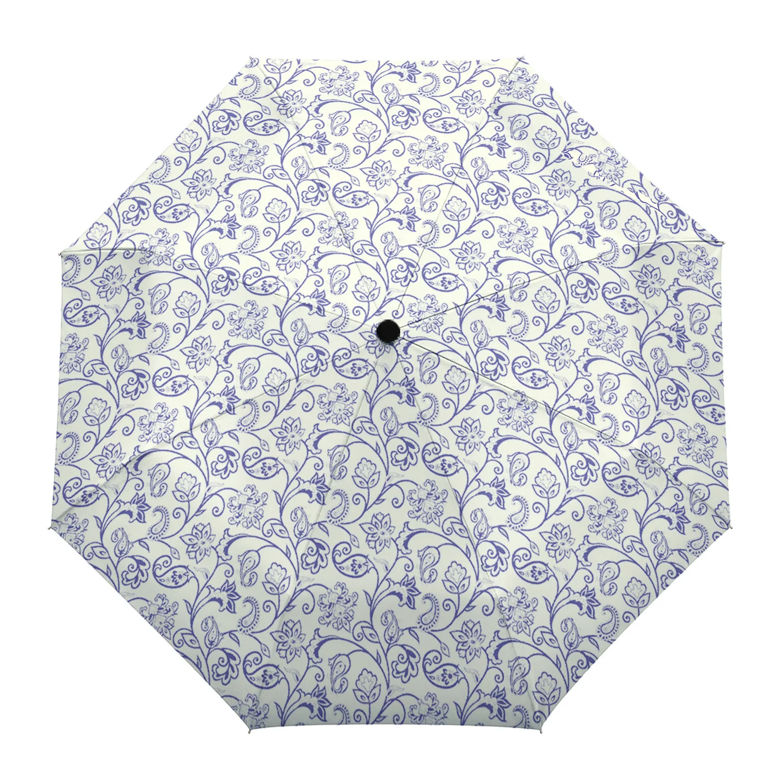 

Flowers Vines Cashew Blossoms Summer Umbrella for Travel Outdoor Male Female Rain Umbrella Fully-automatic Printed Umbrella