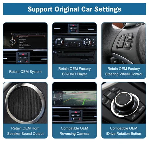 Road Top 8,8 ''1920*720 Беспроводной мультимедийный экран Carplay Android Auto для BMW 3 серии E90 E91 E92 E93 CCC CIC