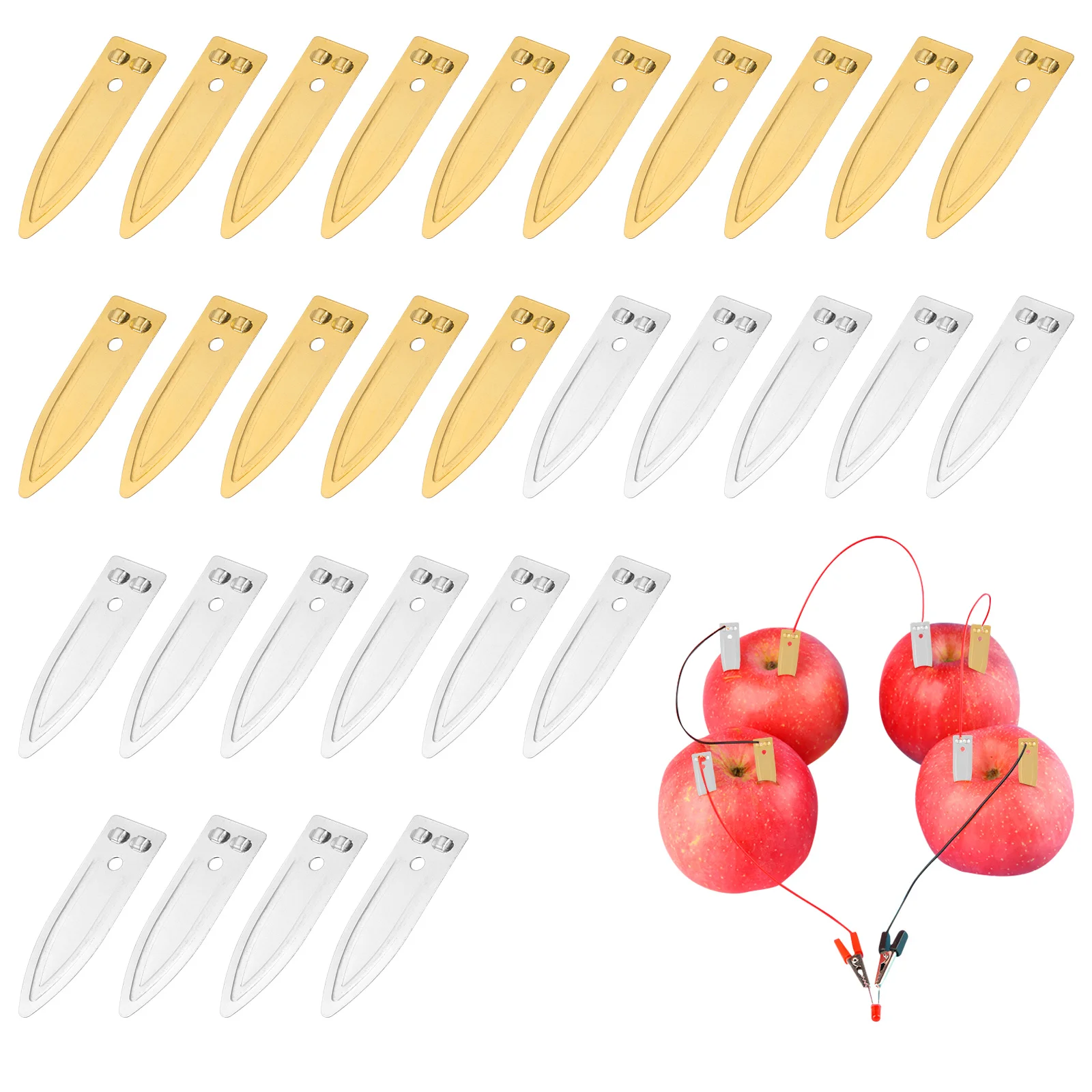 30 шт. цинк медь анод листовой металл электродный лист для фруктовых научных