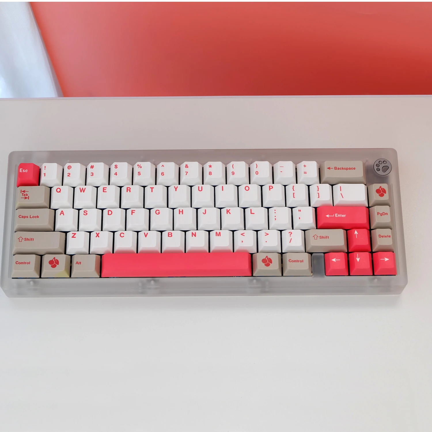 

Клавиатура Механическая PBT GMK с красным сигналом тревоги, 150 клавиш