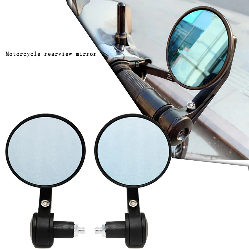 

1 Pair Motorcycle Rear View Mirrors Motorbike Universal for Handlebar 7/8" Motorcycle Mirrors Accessories