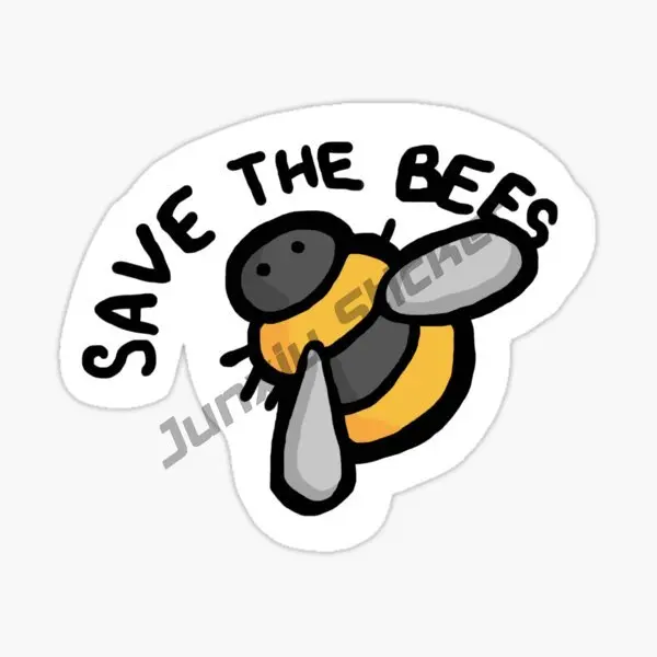 Стикер быть добрым пчела цветок Ретро дизайн красочное средство для защиты