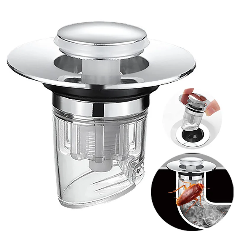 

Универсальный латунный выдвижной сливной фильтр для ванной