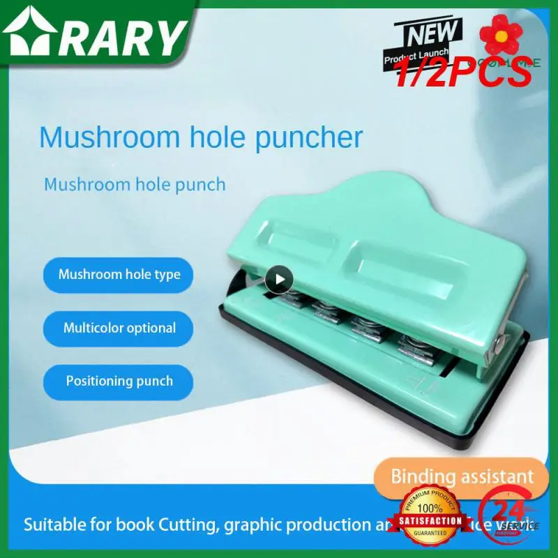 

1/2PCS T Holes/4 T Holes Mushroom Hole Punch for Disc Bound Notebook Planner Paper Cutter A4A5A6 Notebook Scrapbooking Tool