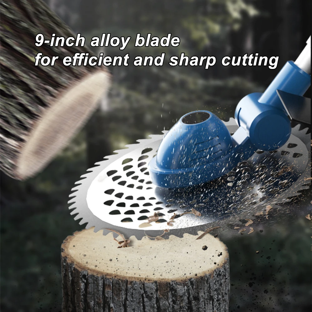 9-дюймовая бесщеточная колесная электрическая газонокосилка 2800 Вт триммер для