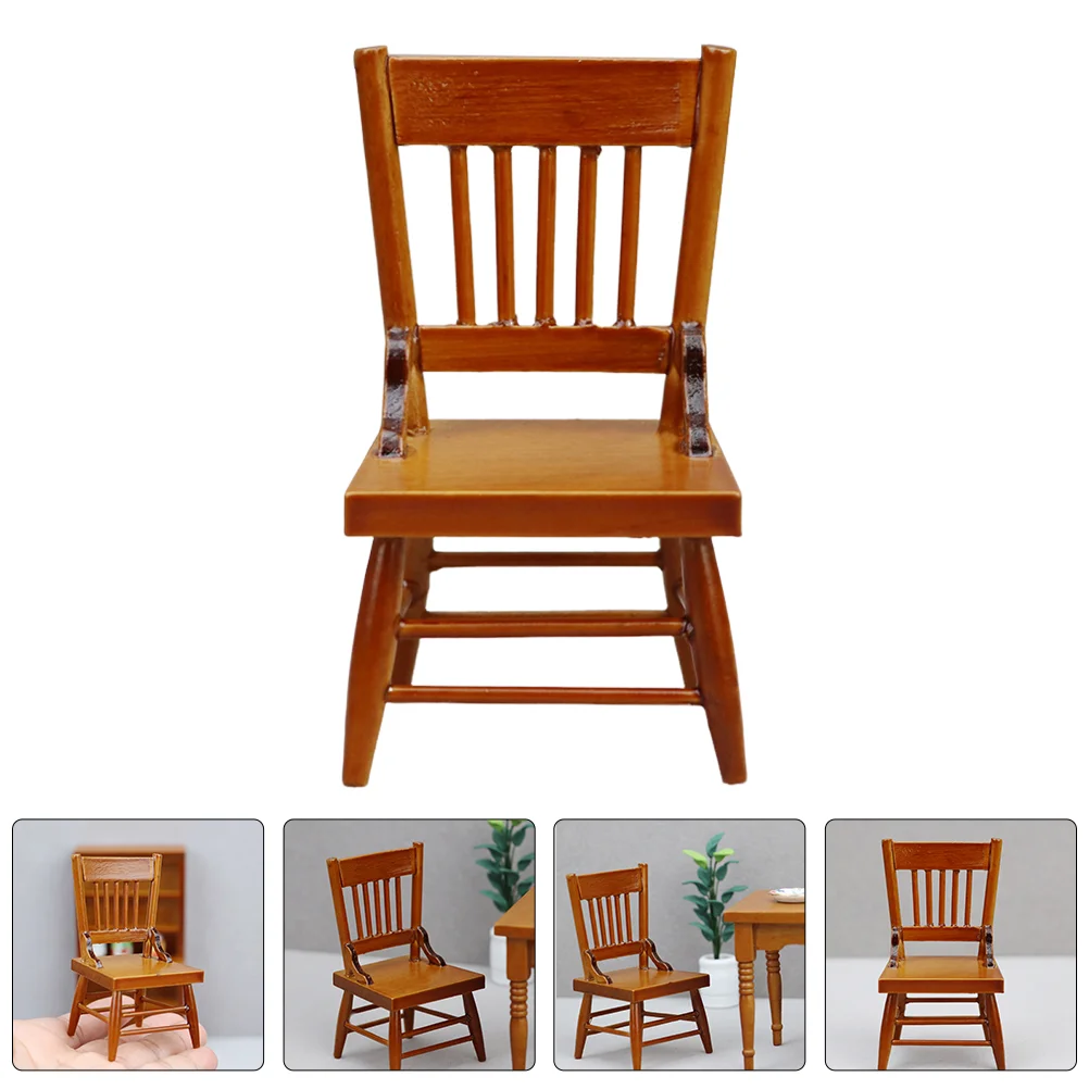 

Artificial Miniature Toy Mini House Mini House Decor Decorative Mini Chair Model