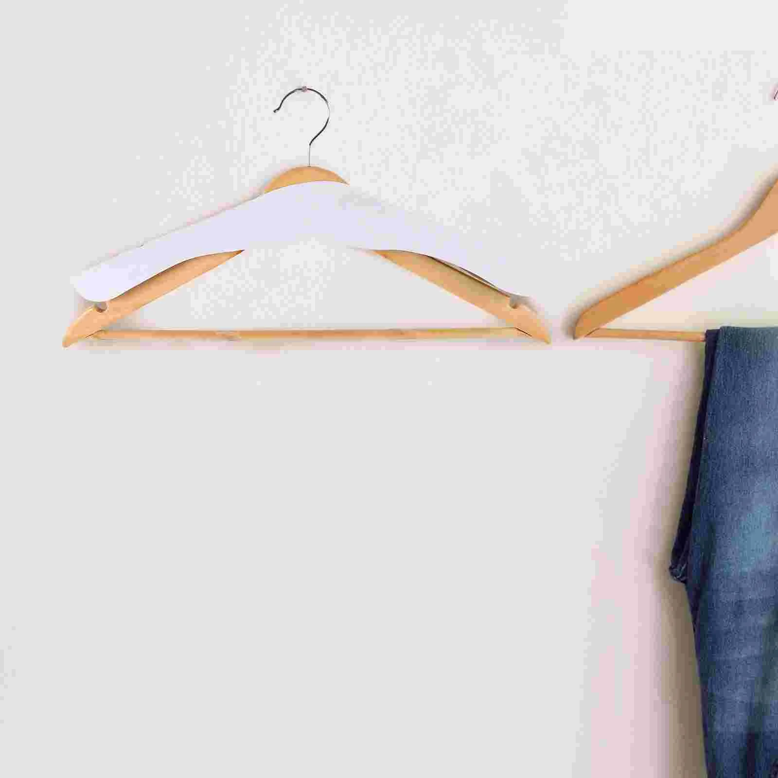 

50 Pcs Dedicated Clothes Rack Space Saver Hanger Paper Coat Shoulder Protectors