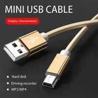 mini usb cable mini usb to usb fast data charger cable for mp4 mp3 player car dvr gps digital camera hdd mini usb