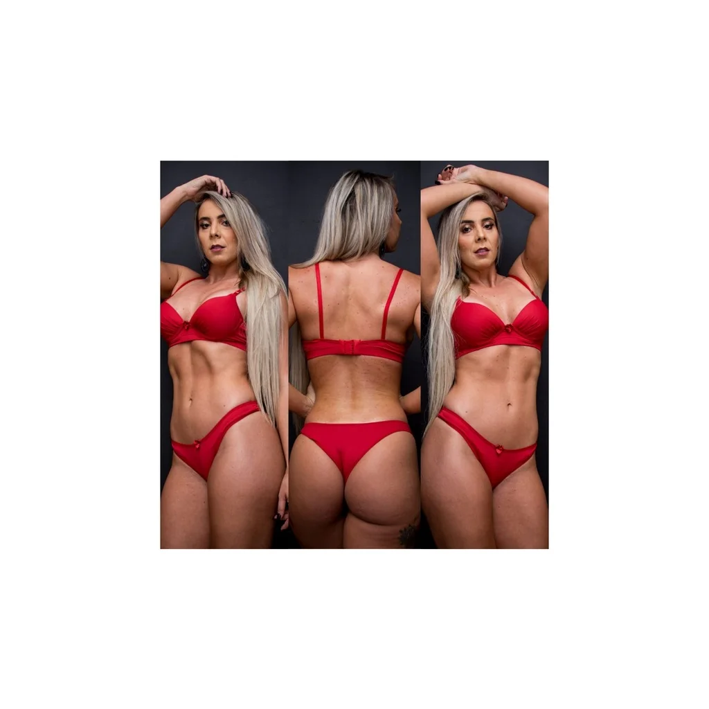 

Kit 2 Sets Reinforced Bras And Panties Super Comfortable Adhere to Body with Ease Double Wire