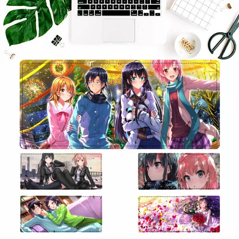 

Vintage My Teen Romantic Comedy SNAFU Gaming Mouse Pad Gamer Keyboard Maus Pad Desk Mouse Mat Game Accessories For Overwatch