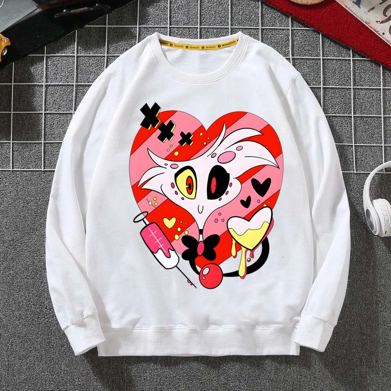 Толстовки Hazbin Hotels Alastor весна-осень мужские повседневные свитшоты толстовки топы