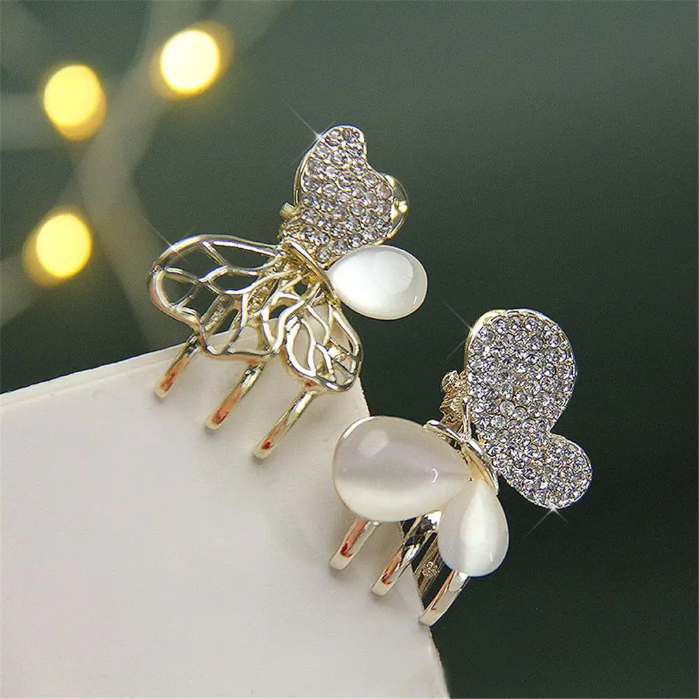 

Hairgrips Bun Maker Wedding Women's Fashion Butterfly Hair Claw Clips Metal Jaw Clips Barrettes Butterfly Hair Clips