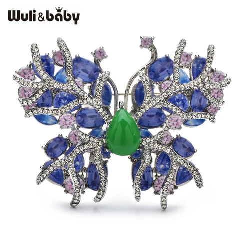 Wuli&baby броши-бабочки