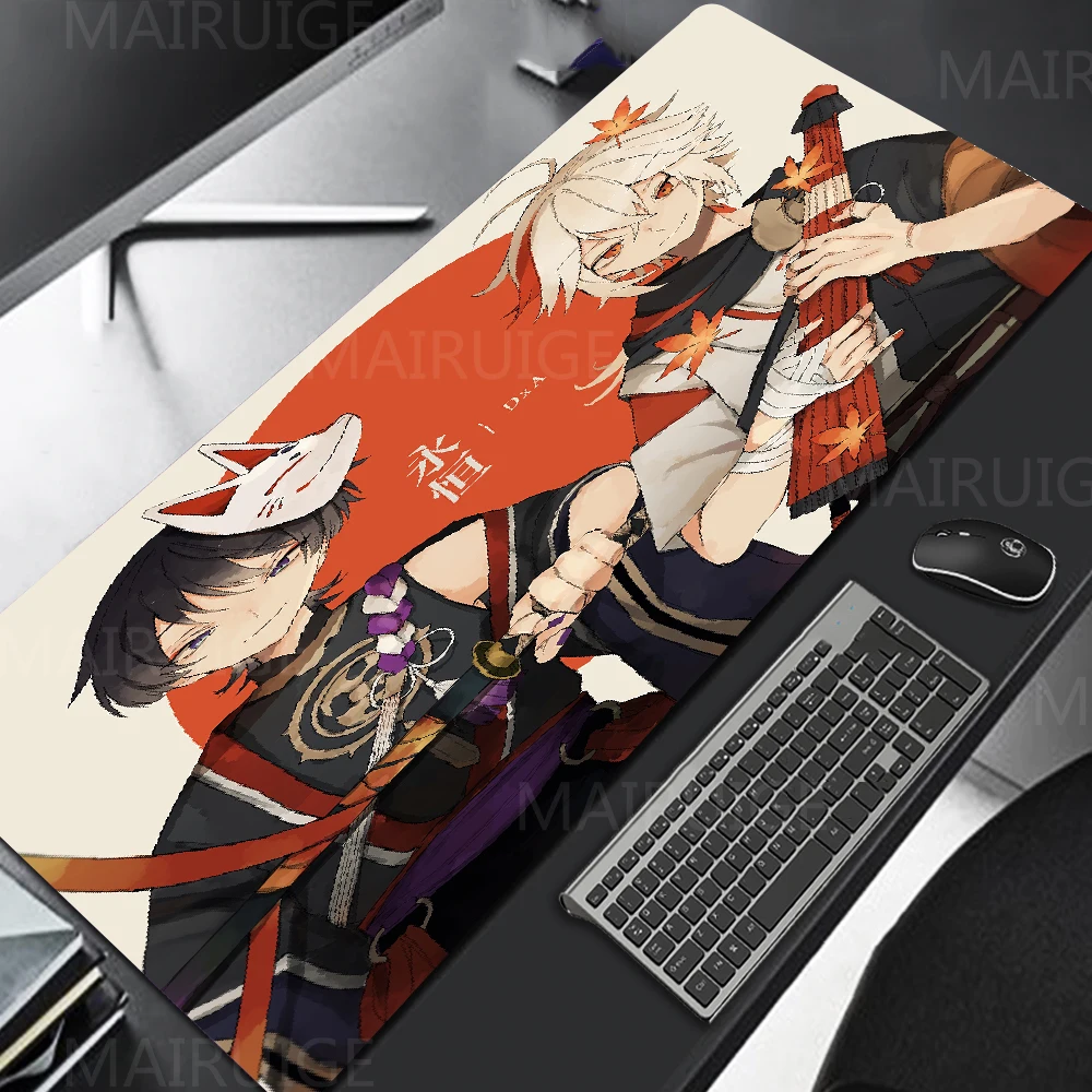 

Mouse Pad Anime Genhsin Impact MouseMat Large Scaramouche Gamer Carpets Rugs Gaming Accessories Desk Mats for Mouse and Keyboard